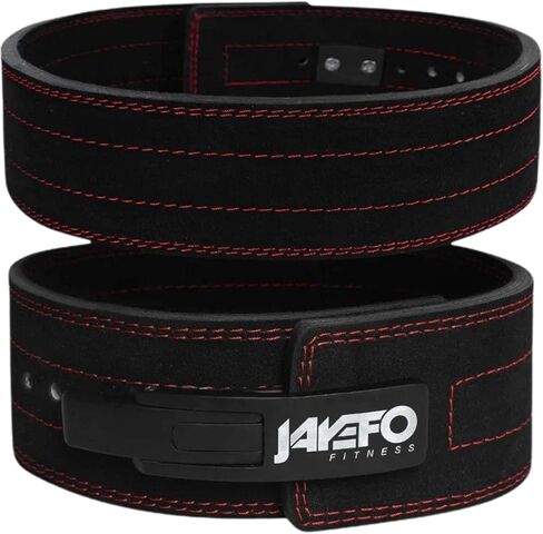 JAYEFO SPORTS LEATHER WEIGHT LIFTING LEVER BELT FOR POWERLIFTING IPF BUCKLE MEN & WOMEN STRONGMAN 10MM WORKOUT DEADLIFTS in Saudi Arabia