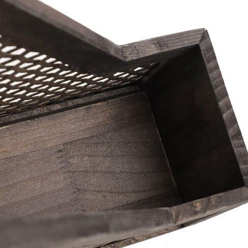 JJSQ حامل Magezine خشبي منظم مجلد الملفات مع ديكور الخيزران ديكور سطح المكتب كتاب Magezine حامل رف للمنزل والمكتب الطبيعي in Kuwait