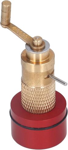 Gugxiom Watch Mainspring Winder Set, Brass DIY Watchmaker Tools, Bamboo Box Body Wristwatch Repairing Kit for Watchmaker, Watch Mainspring Winder Repair Tools for Watch Mainspring Repair in Saudi Arabia