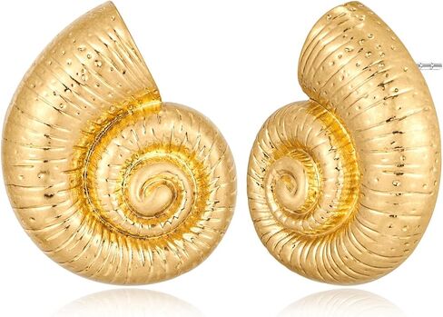 LILIE&WHITE Conch Sell Earrings Gold Stud Earrings For Women Love Knot Stud Earrings Angel Wings Stud Earrings in Kuwait