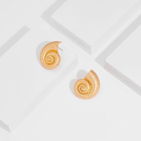 LILIE&WHITE Conch Sell Earrings Gold Stud Earrings For Women Love Knot Stud Earrings Angel Wings Stud Earrings in Kuwait