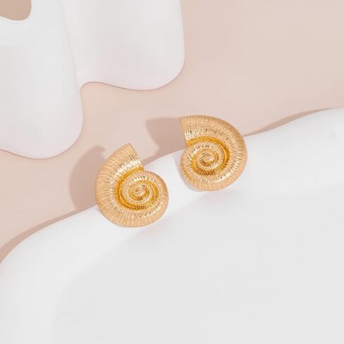 LILIE&WHITE Conch Sell Earrings Gold Stud Earrings For Women Love Knot Stud Earrings Angel Wings Stud Earrings in Kuwait