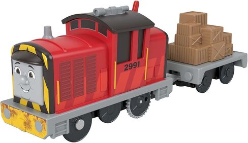 Thomas & Friends Motorized Toy Train Salty Battery-Powered Engine with Cargo Car for Pretend Play​ Preschool Kids Ages 3+ Years in Saudi Arabia