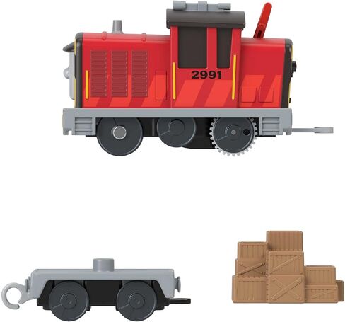 Thomas & Friends Motorized Toy Train Salty Battery-Powered Engine with Cargo Car for Pretend Play​ Preschool Kids Ages 3+ Years in Saudi Arabia