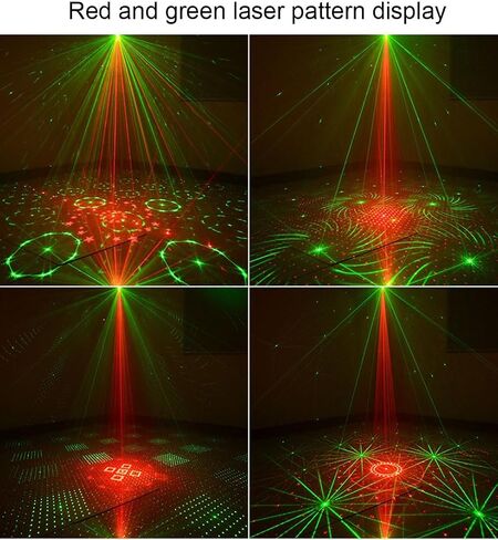 DJ Disco Stage Party Lights - UV Laser Light Effect RGB Led Sound Activated Strobe Lighting with Remote Control for Indoor Christmas Halloween Karaoke Pub KTV Bar Dance Birthday Wedding in Saudi Arabia