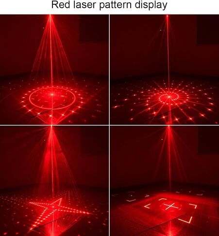 DJ Disco Stage Party Lights - UV Laser Light Effect RGB Led Sound Activated Strobe Lighting with Remote Control for Indoor Christmas Halloween Karaoke Pub KTV Bar Dance Birthday Wedding in Saudi Arabia