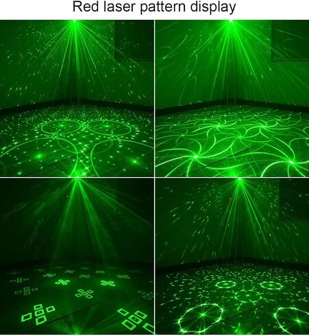 DJ Disco Stage Party Lights - UV Laser Light Effect RGB Led Sound Activated Strobe Lighting with Remote Control for Indoor Christmas Halloween Karaoke Pub KTV Bar Dance Birthday Wedding in Saudi Arabia