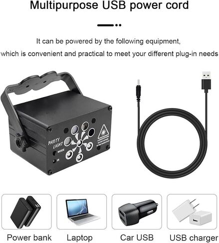 DJ Disco Stage Party Lights - UV Laser Light Effect RGB Led Sound Activated Strobe Lighting with Remote Control for Indoor Christmas Halloween Karaoke Pub KTV Bar Dance Birthday Wedding in Saudi Arabia