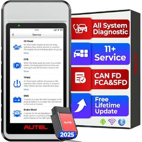 Autel Scanner MaxiDIAG MD906 PRO أداة تشخيص جميع الأنظمة، 2025 MD906PRO Bluetooth Lite Ver. MaxiCOM MK808S MX808S، ترقية MD808Pro MD906 MD806، CAN FD، 11 خدمة، بدون رسوم اشتراك، FCA in Kuwait