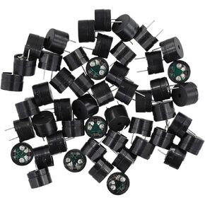 50PCS Electromagnetic Buzzer Electromagnetic Impedance 16 Ohms Resistance Speaker AC/2KHz 3V 5V 9V 12V Passive Buzzer Alarm in Saudi Arabia