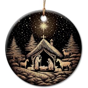 Miscarriage Gifts Ceramic Christmas Ornament - Angel Baby Miscarriage Sympathy Gift for Mother, Father, Family - Be with Jesus Memorial Ornaments - Infant, Child Loss Grief in Kuwait