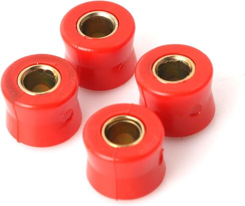 Minho 4Pcs 10MM Rear Shock Absorbing Suspension Bushing Set in Rubber Material Compatible with Most Motorcycles Scooter ATV UTV Go Kart in Saudi Arabia