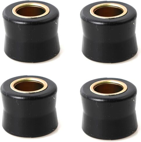 Minho 4Pcs 10MM Rear Shock Absorbing Suspension Bushing Set in Rubber Material Compatible with Most Motorcycles Scooter ATV UTV Go Kart in Saudi Arabia