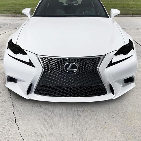 SlickMod PreCut Vinyl Smoke Tint for 2014-2016 Lexus is Headlight (1. Headlight, 20% Dark Smoke) in Saudi Arabia