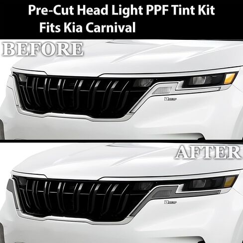 BOGAR TECH DESIGNS Rear Taillight Tail Light Tint Kit PPF Compatible with Kia Carnival 2022-2024, Dark Smoke in Saudi Arabia