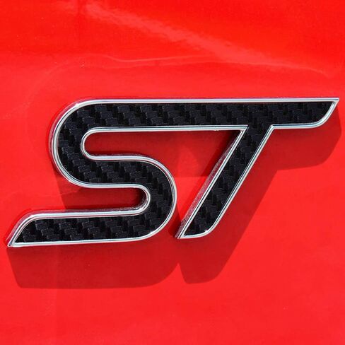 ST Emblem Insert Overlay Decals - Set of 2 - Fits Ford Explorer ST (Black, 2020-2024) in Kuwait