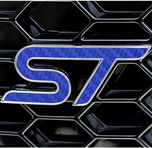 ST Emblem Insert Overlay Decals - Set of 2 - Fits Ford Explorer ST (Black, 2020-2024) in Kuwait