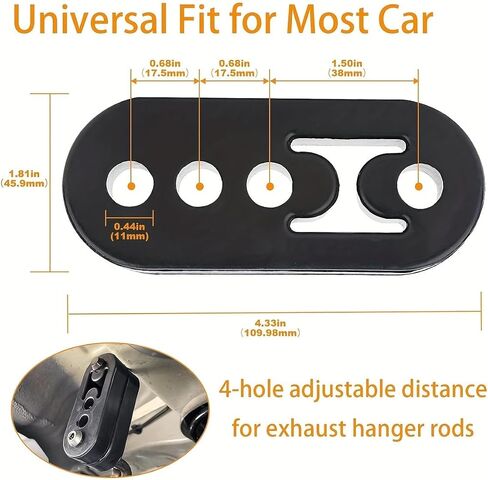 Exhaust Hanger Removal Tool Brackets Rubber Hanger,Compatible with All Exhaust Rubber Hangers,Rubber Bracket Separation Exhaust Pliers in Saudi Arabia