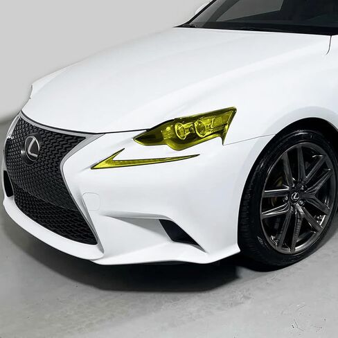 SlickMod PreCut Vinyl Smoke Tint for 2014-2016 Lexus is Headlight (1. Headlight, 20% Dark Smoke) in Saudi Arabia