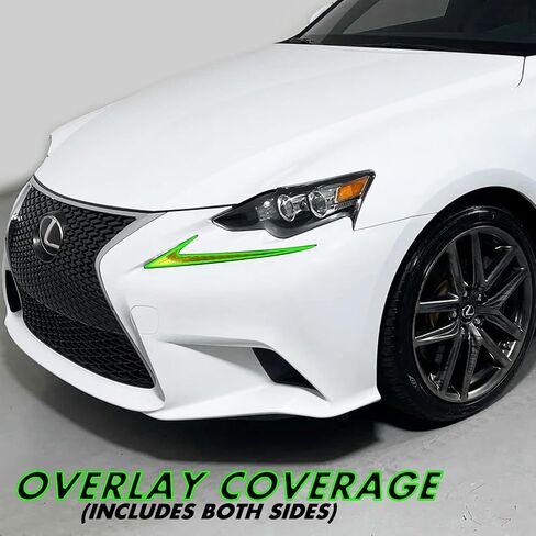 SlickMod PreCut Vinyl Smoke Tint for 2014-2016 Lexus is Headlight (1. Headlight, 20% Dark Smoke) in Saudi Arabia