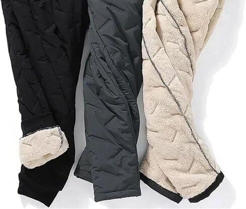 Men Waterproof Outdoor Jogger Pants Thick Warm Sweatpants Casual Wear in Saudi Arabia