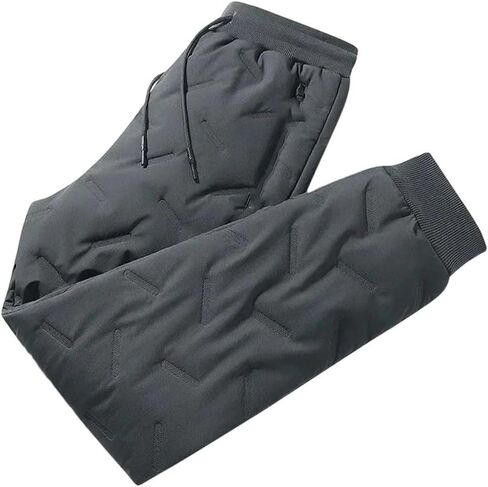 Men Waterproof Outdoor Jogger Pants Thick Warm Sweatpants Casual Wear in Saudi Arabia