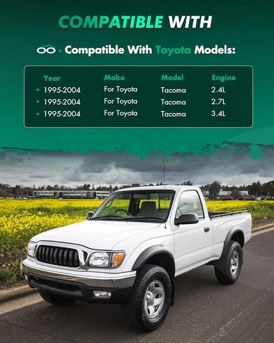 SCITOO 4pcs Front Rear Complete Struts Shocks Absorbers for 1995 1995 1997 1998 1999 2000 2001 2002 2003 2004 for Toyota Tacoma Struts Spring Assembly 171352L 171352R 37113 in Saudi Arabia