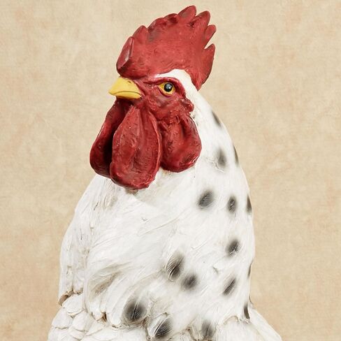 Touch of Class Sussex Rooster Table Sculpture Off White 13 Inches Tall in Saudi Arabia