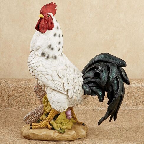 Touch of Class Sussex Rooster Table Sculpture Off White 13 Inches Tall in Saudi Arabia