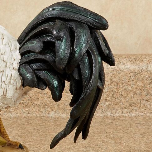 Touch of Class Sussex Rooster Table Sculpture Off White 13 Inches Tall in Saudi Arabia