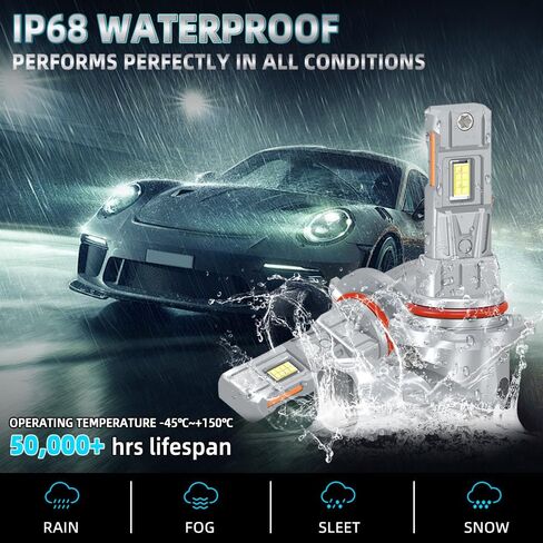 For Jeep Grand Cherokee 1999-2010 Fog Lights Bulbs Combo, 6pcs Super Bright 6000K White 9005+9006 High/Low Beam and 9005 Fog Lights Blubs Package Plug-and-Play in Saudi Arabia