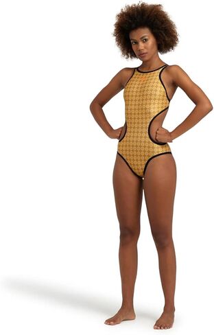 ARENA One Women's Sports Swimsuit Double Cross Back MaxLife One Piece Pool Racing Training Competitive Swim Bathing Suit in Kuwait