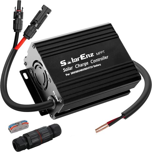 12A Boost MPPT Solar Charge Controller منظم الألواح الشمسية لـ 24V / 36V / 48V / 60V / 72V الرصاص الحمضي، LiFePO4، الجل، البطاريات المغمورة وغيرها في عربة الجولف، الدراجة الإلكترونية، سيارة النادي، سكوتر والنظام الشمسي in Kuwait