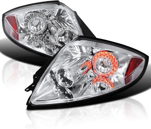 مصابيح خلفية LED بعدسات شفافة من SPEC-D TUNING متوافقة مع 2006-2011 Mitsubishi Eclipse، مجموعة زوج يسار + يمين in Saudi Arabia