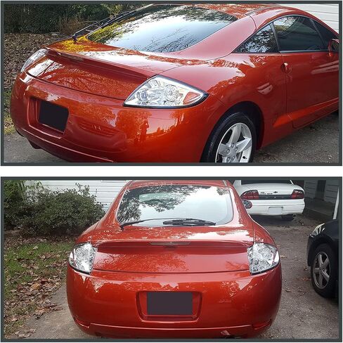 مصابيح خلفية LED بعدسات شفافة من SPEC-D TUNING متوافقة مع 2006-2011 Mitsubishi Eclipse، مجموعة زوج يسار + يمين in Saudi Arabia