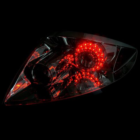 مصابيح خلفية LED بعدسات شفافة من SPEC-D TUNING متوافقة مع 2006-2011 Mitsubishi Eclipse، مجموعة زوج يسار + يمين in Saudi Arabia