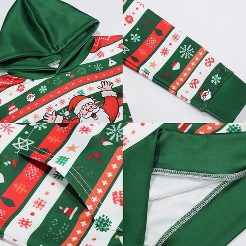 yolsun Kids Novelty Christmas Sweater Hoodie,Boys/Girls Ugly Christmas Sweatshirt, Chrismas Costume in Kuwait