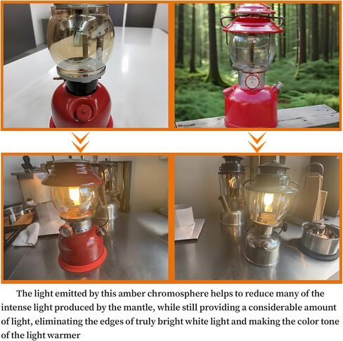 10 عبوات الفوانيس والاستبدال Glass Globe ، متوافق مع أجزاء Coleman Lantern و Ozark Trail ، يناسب R690B051 وغيرها in Kuwait