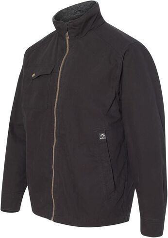 سترة عمل قماشية للرجال من DRI Duck 5037 Endeavour Canyon Cloth™ مع بطانة من الشيربا (X-Large، أسود) in Kuwait