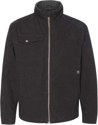 سترة عمل قماشية للرجال من DRI Duck 5037 Endeavour Canyon Cloth™ مع بطانة من الشيربا (X-Large، أسود) in Kuwait