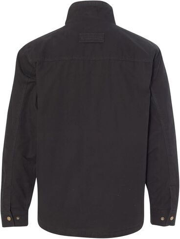 سترة عمل قماشية للرجال من DRI Duck 5037 Endeavour Canyon Cloth™ مع بطانة من الشيربا (X-Large، أسود) in Kuwait