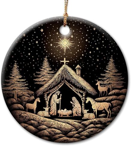 Miscarriage Gifts Ceramic Christmas Ornament - Angel Baby Miscarriage Sympathy Gift for Mother, Father, Family - Be with Jesus Memorial Ornaments - Infant, Child Loss Grief in Kuwait