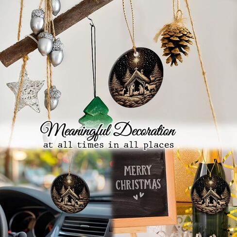 Miscarriage Gifts Ceramic Christmas Ornament - Angel Baby Miscarriage Sympathy Gift for Mother, Father, Family - Be with Jesus Memorial Ornaments - Infant, Child Loss Grief in Kuwait