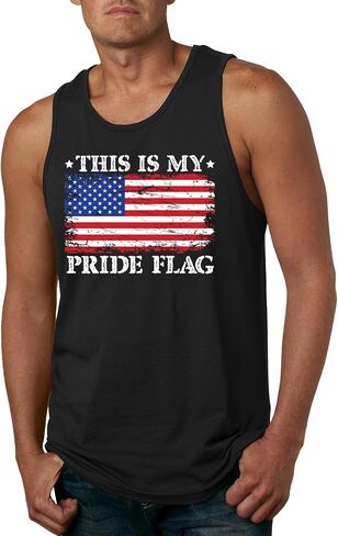 This is My Pride Flag | Funny Pro USA Patriotic Political Mens Tank Top in Saudi Arabia