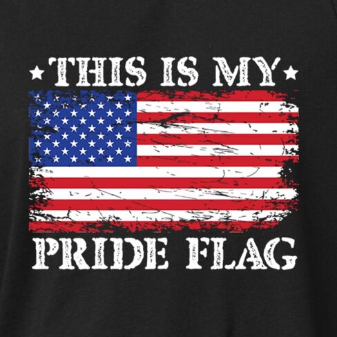 This is My Pride Flag | Funny Pro USA Patriotic Political Mens Tank Top in Saudi Arabia