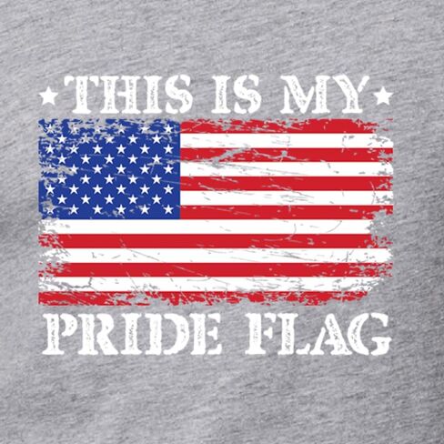 This is My Pride Flag | Funny Pro USA Patriotic Political Mens Tank Top in Saudi Arabia