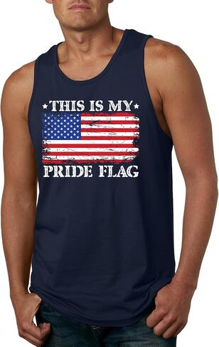 This is My Pride Flag | Funny Pro USA Patriotic Political Mens Tank Top in Saudi Arabia