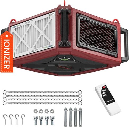 Abestorm Air Filtration System 1080 CFM, Shop Dust Collector with Strong Vortex Fan, Suitable for Woodworking Shop, Garage, Workshops, Up to 1100 Sq. Ft. in Kuwait