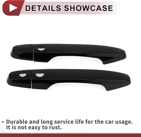 1 Set Car Door Handle Cover for Honda CR-V 2012-2016 Outside Gloss Black ABS in Saudi Arabia