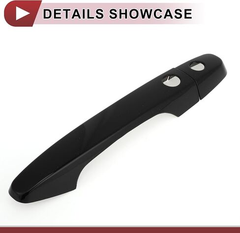 1 Set Car Door Handle Cover for Honda CR-V 2012-2016 Outside Gloss Black ABS in Saudi Arabia